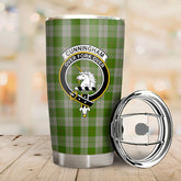 Cunningham Dress Green Dancers Tartan Crest Tumbler